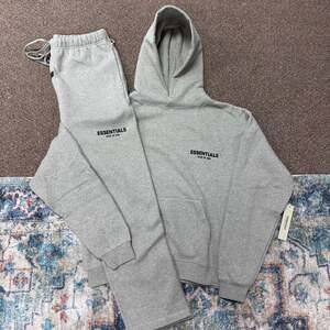 Fear of God Essentials SS22 Full Tracksuit Set Dark Oatmeal (Authentic)